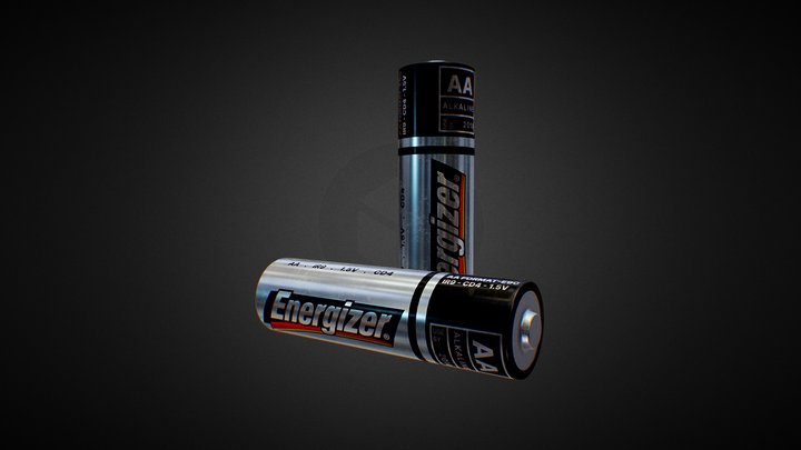 Energizer battery 3D Model