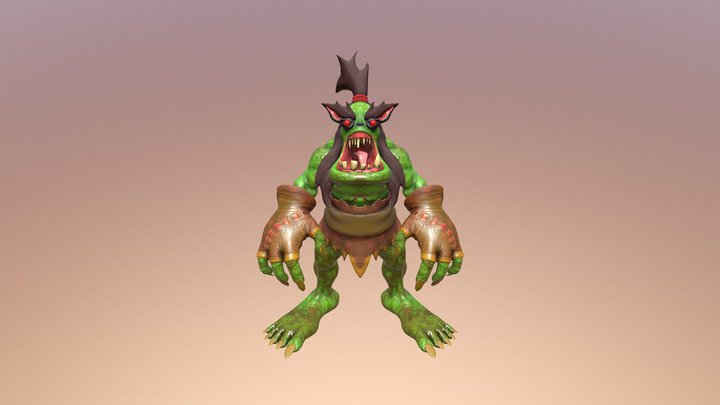 Ghoul 3D Model
