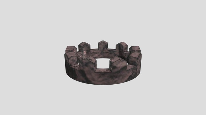 black iron crown of pwnage(ripped) 3D Model