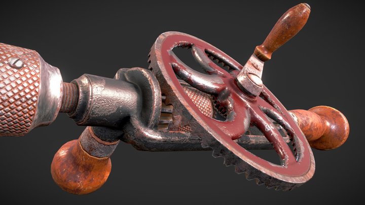 DAE - MILLERS FALLS No.980 Hand Drill 3D Model
