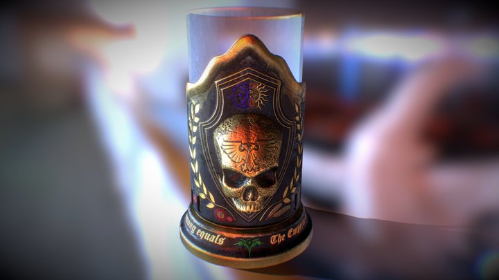 Cup holder Warhammer 40K 3D Model