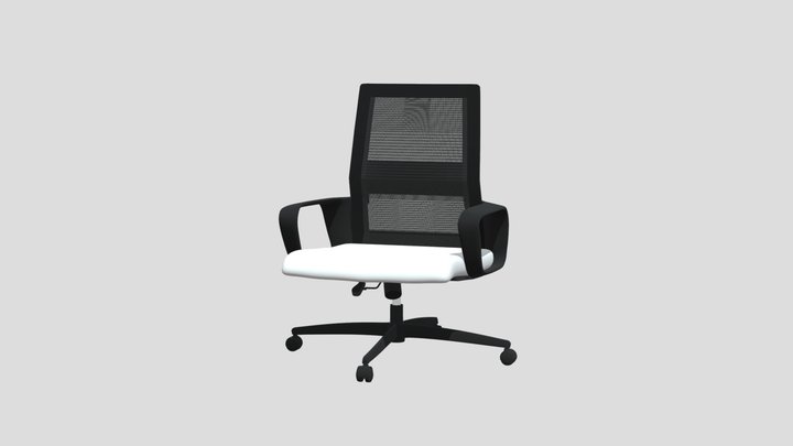 Stylish 3D Modeled Chair for Rendering