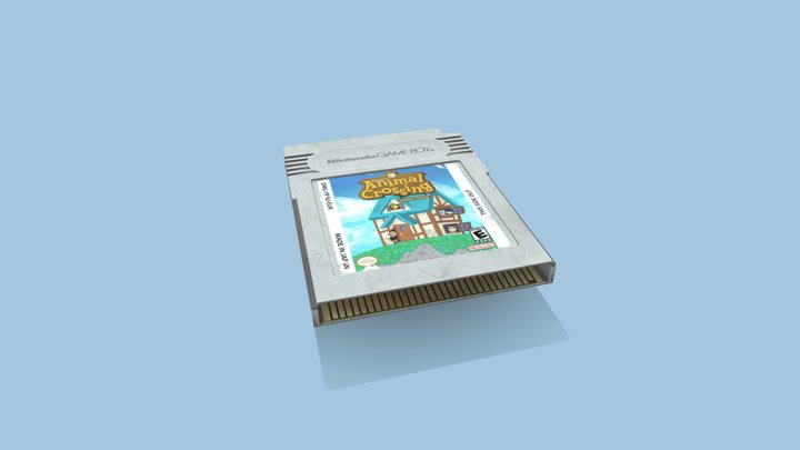 Gameboy Game Cartridge 3D Model
