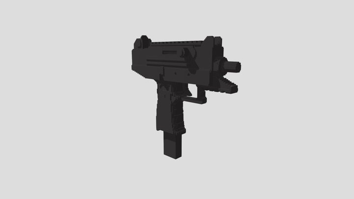 9mm Uzi 3D Model