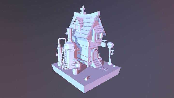 House 3D Model - 2 3D Model