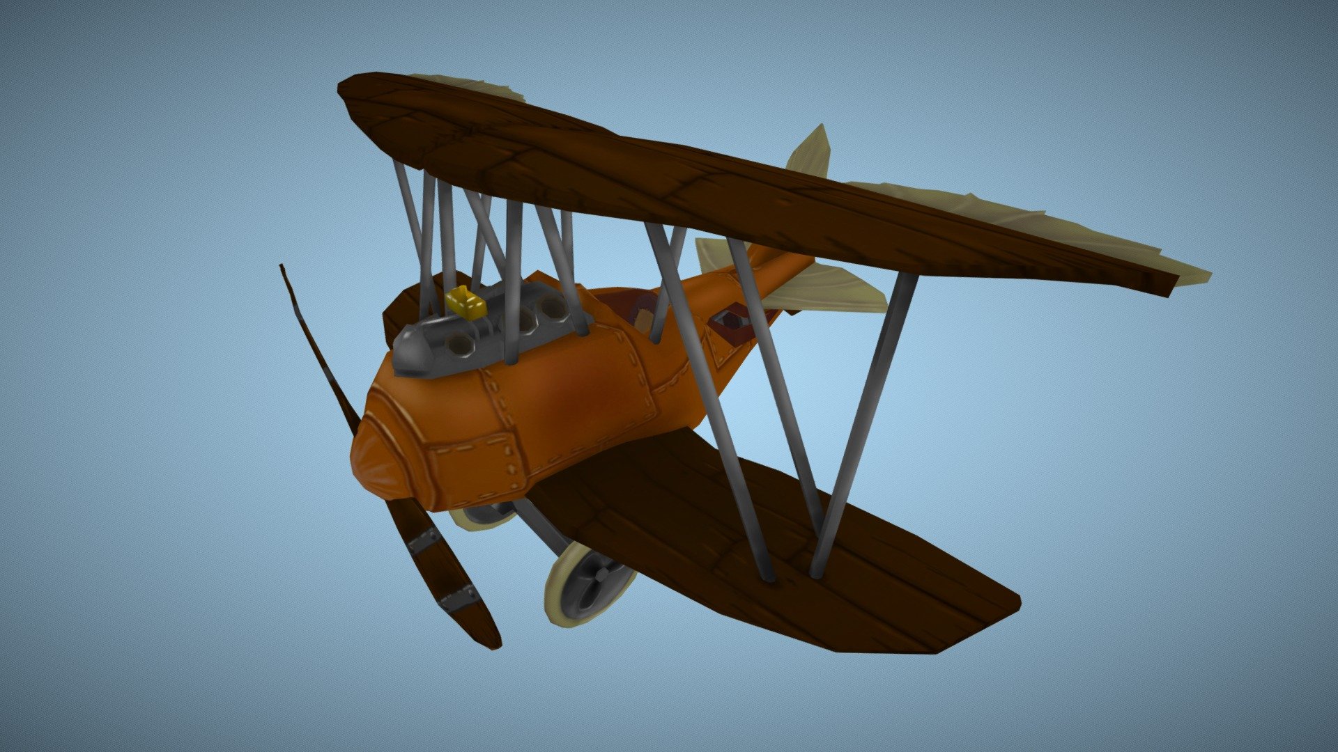 Game Art Airplane - Download Free 3D model by GunnarScholliers [697fbc3 ...