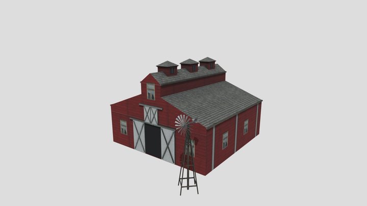 Barn 3D Model