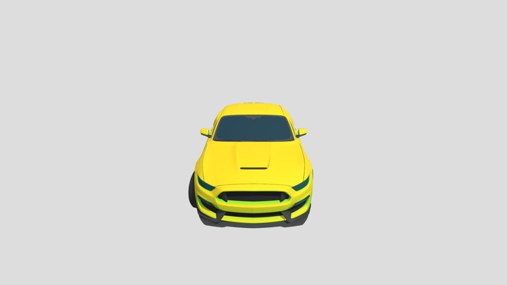Ford Mustang GT350R 3D Model