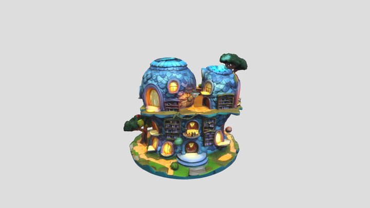 Zoogi Roll Arena - Library 3D Model