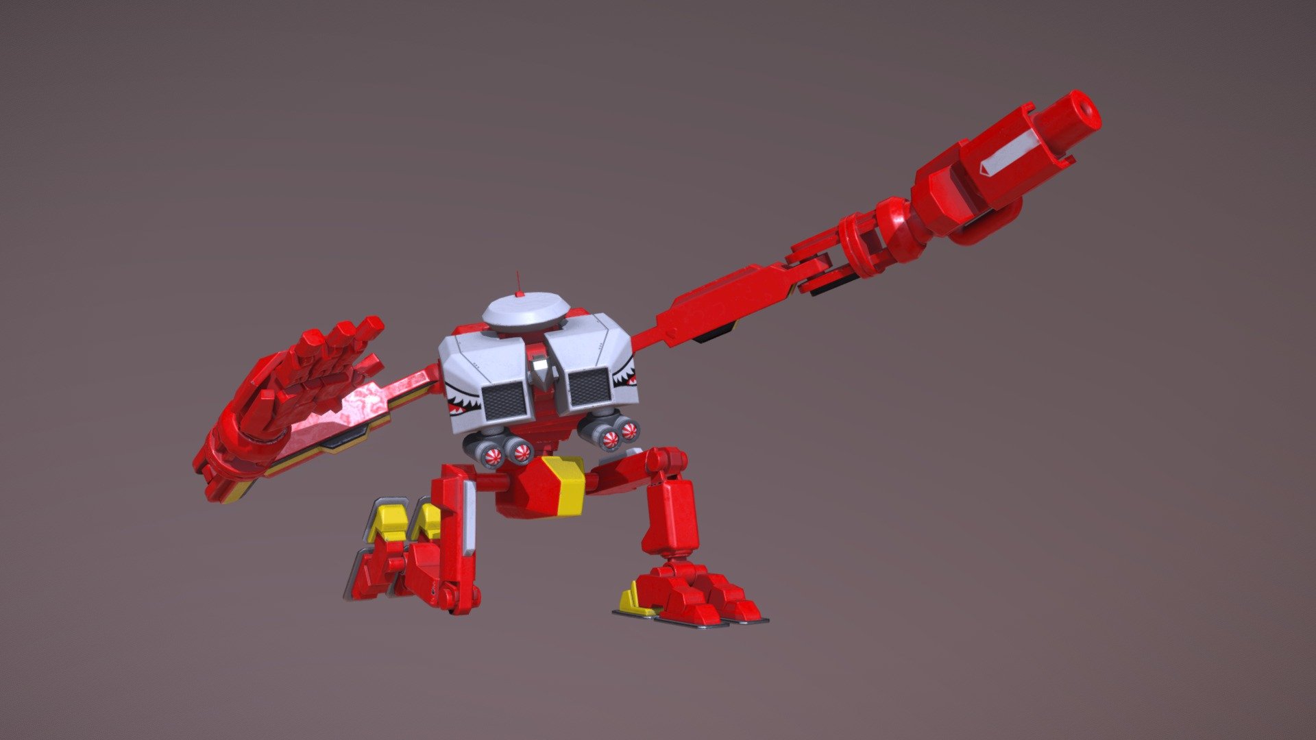 Robot (theme: Red Devils, marchetti show-team)