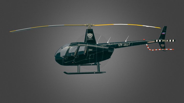 Robinson R44 3D Model