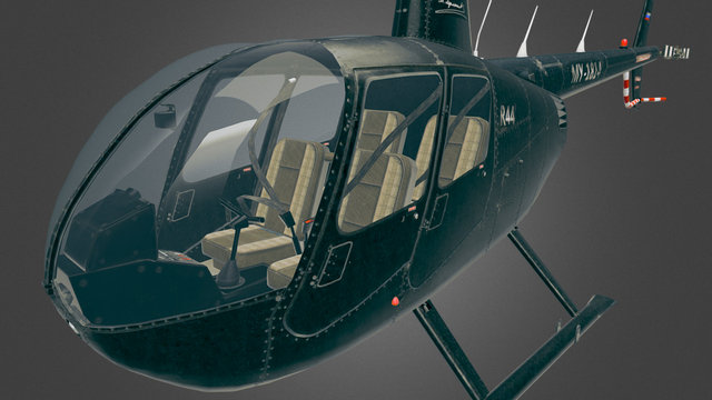 Robinson R44 3D Model