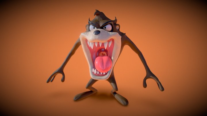Tasmanian Devil - Demonio de Tazmania 3D Model