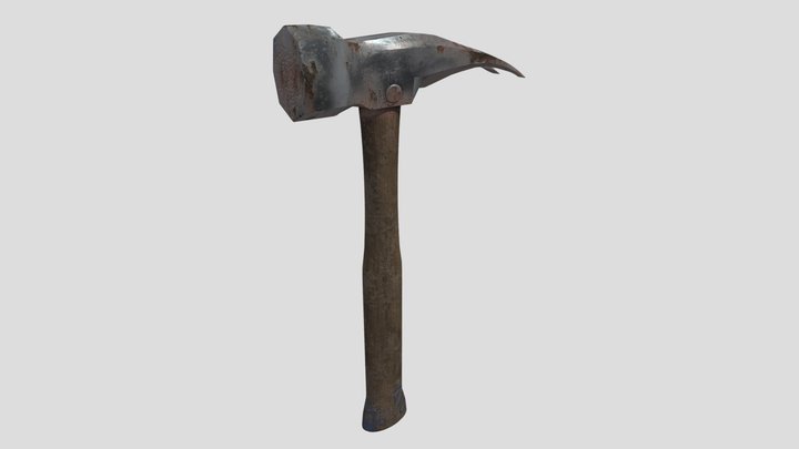 Well Worn Hammer 3D Model