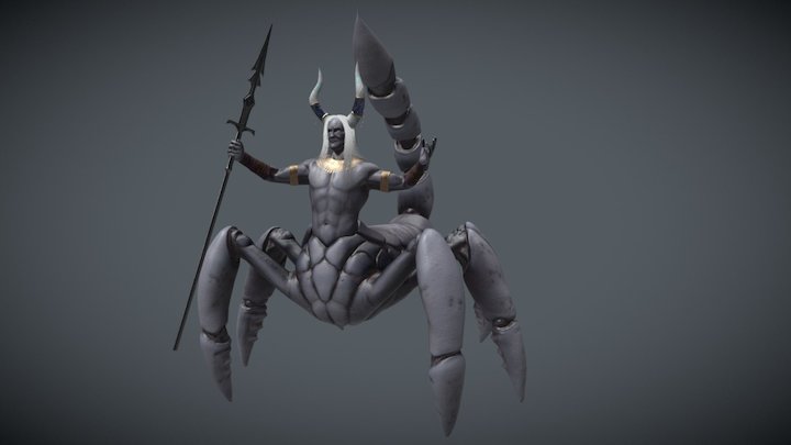 Artstation Challenge - realtime character 3D Model
