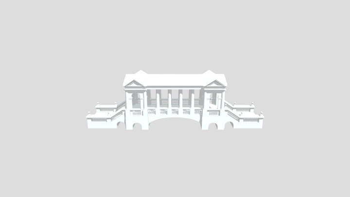 Дмитриева Анна_3D_Мраморный мост_13 3D Model