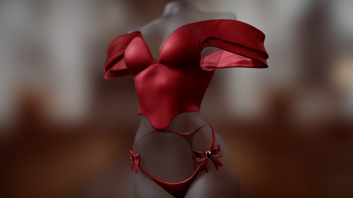 Panties 3D models - Sketchfab