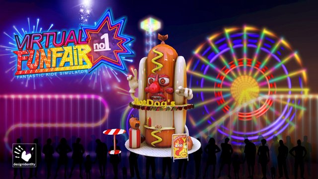 Virtual-FunFair - HotDog-Man 3D Model