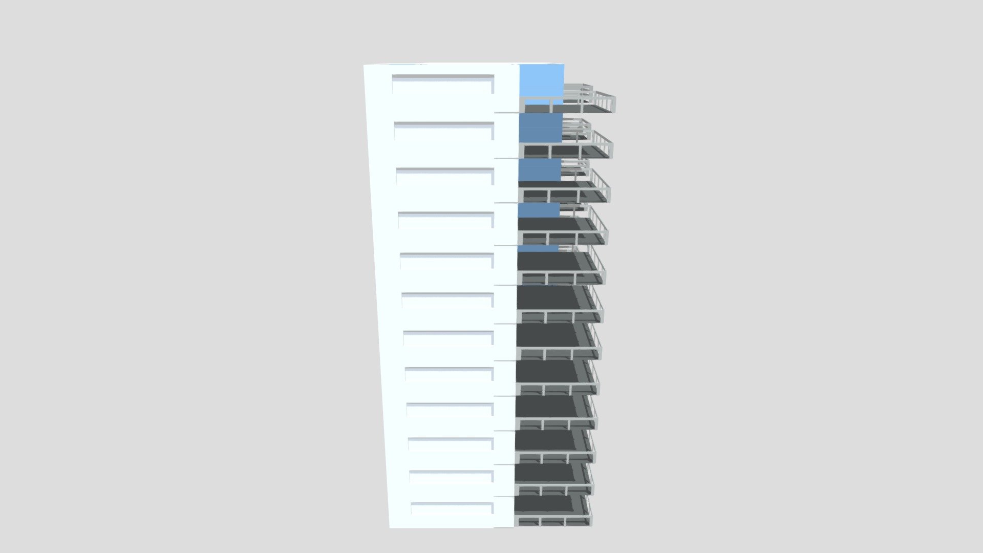 Concept Condominium 3D Model - 3D model by AmsyarG [69872ad] - Sketchfab