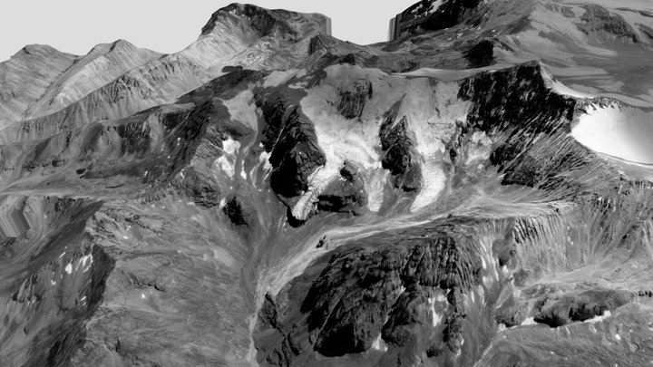 Valles Yerba Loca-San Francisco-Río Blanco 1996 3D Model