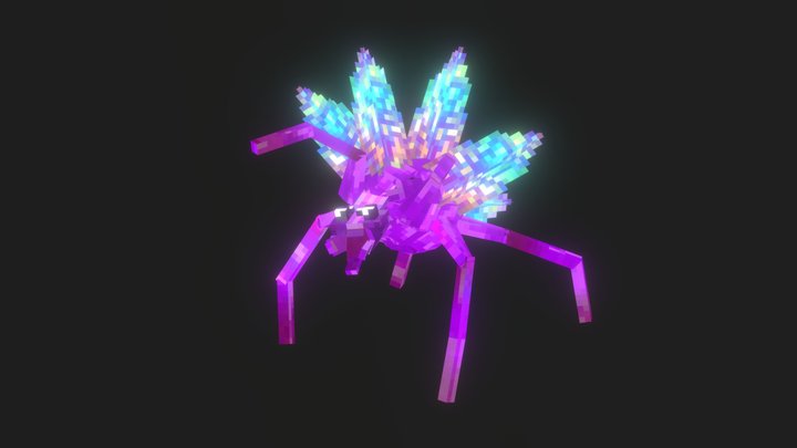crystal spider 3D Model