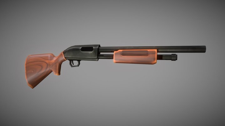 Sentinels of Freedom - Basic Shotgun 3D Model