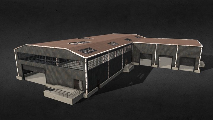 Abandoned Warehouse 3D Model
