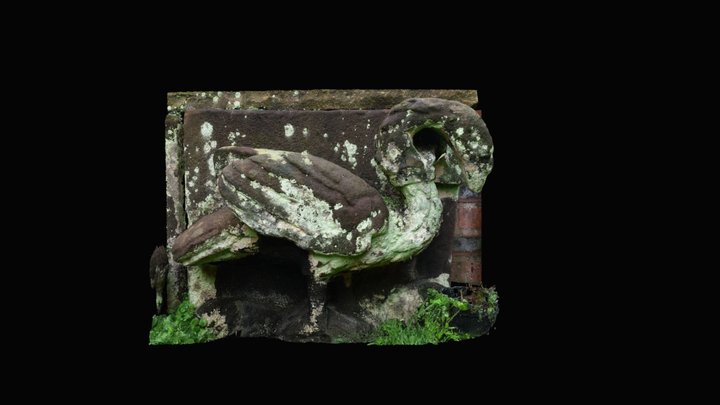Medieval Swan St. Elphin's Church, Warrington 3D Model