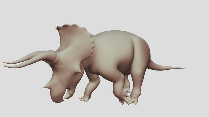 Triceratops horridus 3D Model