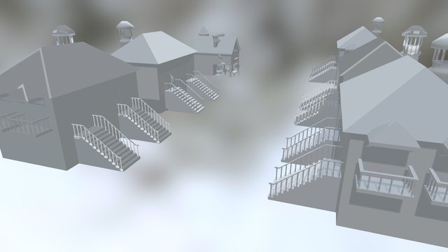 Medieval City Project 3D Model