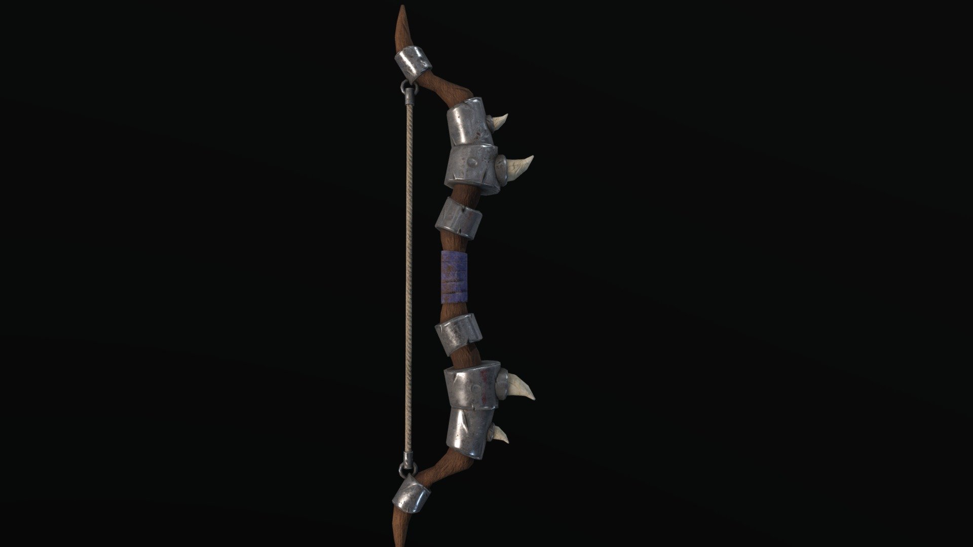 Stylized archery bow - 3D model by Alexander Poulyanin (@angli4an1n ...
