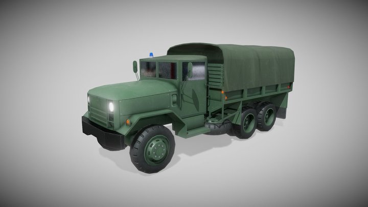 KM 250 Cargo Truck 3D Model