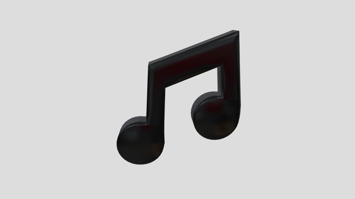 Music Note #2 3D Model