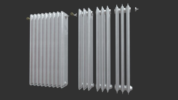 Modular Radiator 3D Model