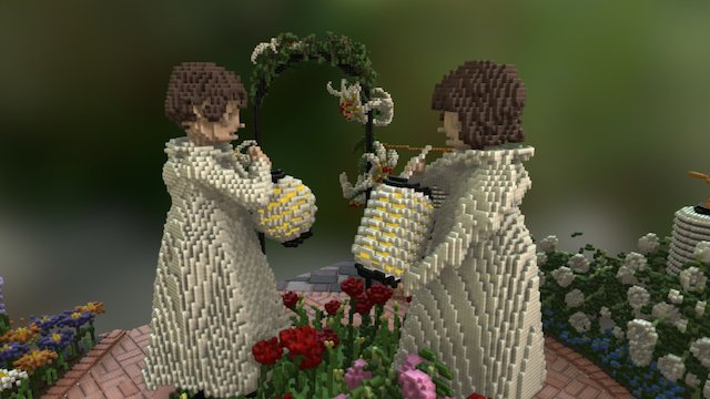 Carnation Lilly Lilly Rose 3D Model