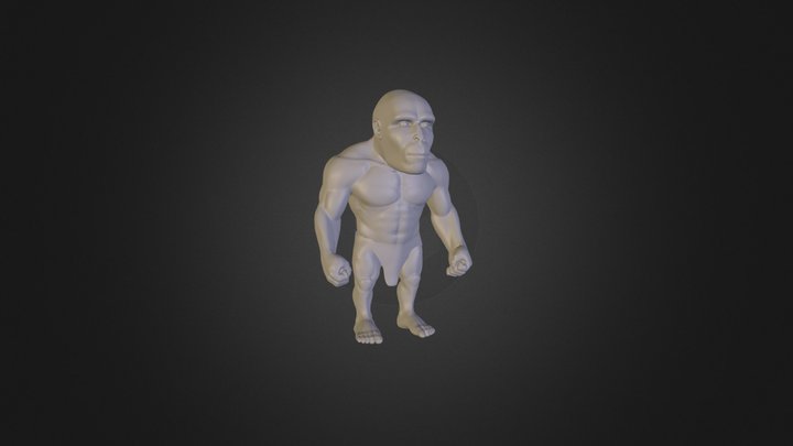 Caveman 3D Model