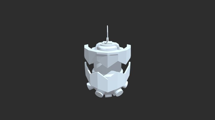 Jinx's grenade 3D Model