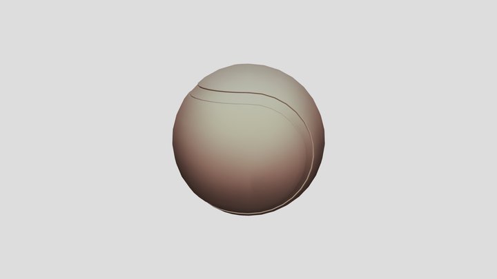 Tennis Ball 3D Model