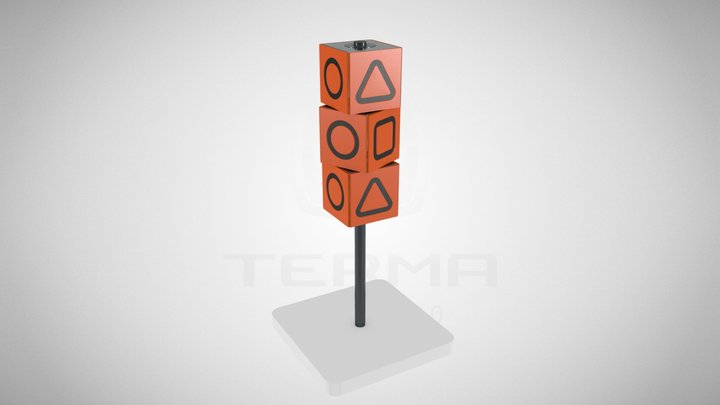 Inclusive cubes (geometric figures) – Gratis 3D-model STL