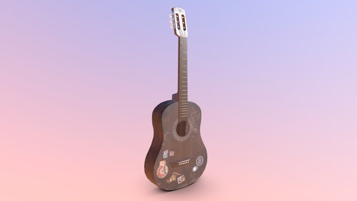 Old dirty guitar