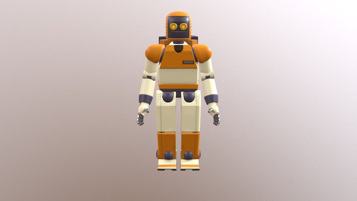 Retro Asimo 3D Model