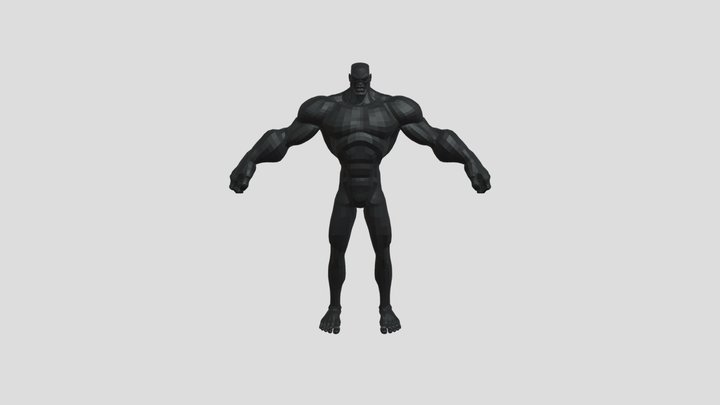 Stylized Huge Man 3D Model