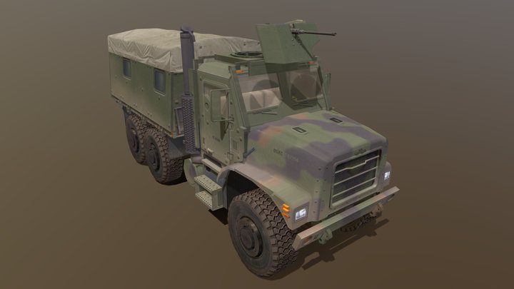 Oshkosh MTVR – Modelo 3D gratuito STL