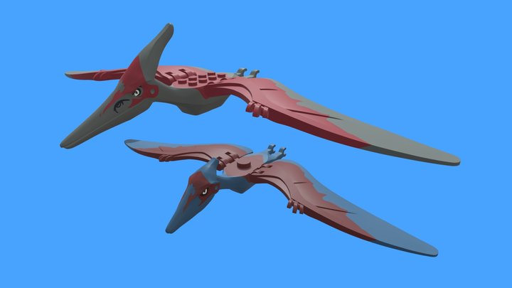 Lego Pteranodon and juvenile – Modello 3D gratuito STL