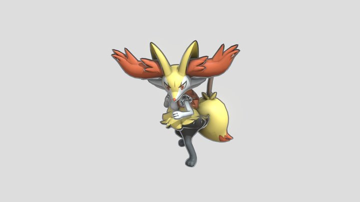 braixen 3D Model