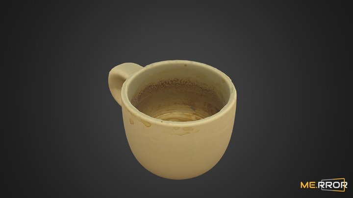 Used Mug Cup 3D Model