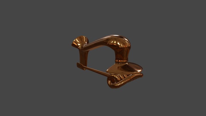 Roman brooch 3D Model