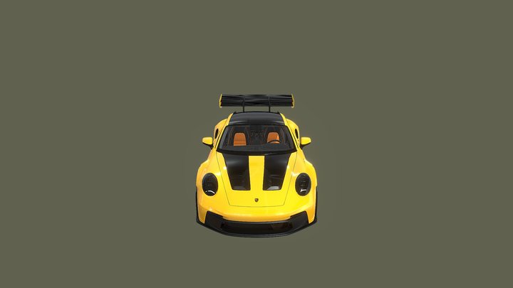 PORSHE GT3 RS 3D Model