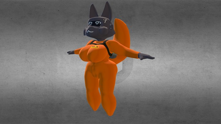 Lethal company wolf (lethal company) 3D Model
