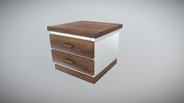[PBR] 3D Cupboard 3D Model